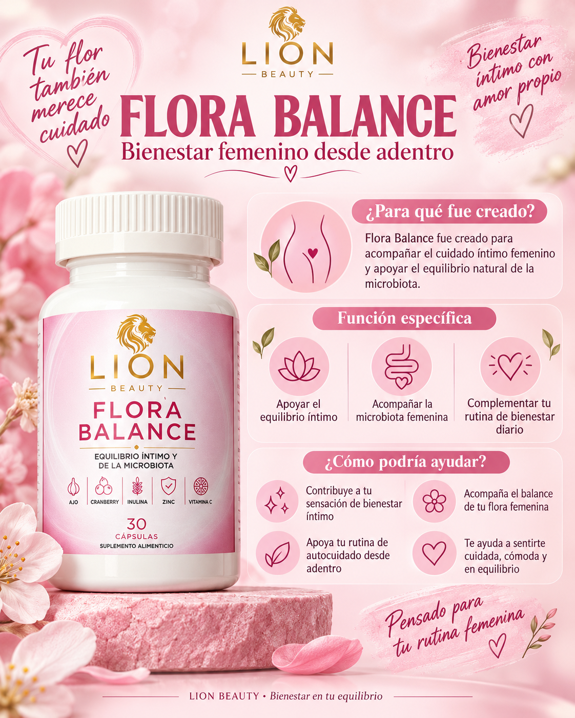 Flora Balance – Bienestar femenino desde adentro🌸