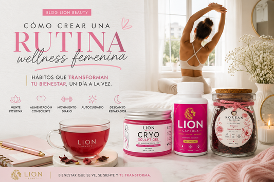 "Cómo crear una rutina wellness femenina 🌸| Mi rutina con Lion Capsula"