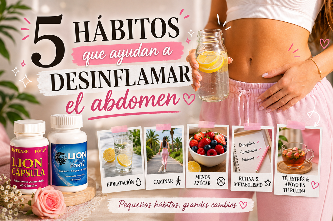 5 hábitos que me ayudaron a desinflamar el abdomen